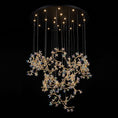 Load image into Gallery viewer, Floating Branches Crystal Flower Chandelier