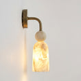 Bild in Galerie-Betrachter laden, Flume Alabaster Arc Wall Sconce