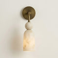 Bild in Galerie-Betrachter laden, Flume Alabaster Arc Wall Sconce