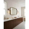 Bild in Galerie-Betrachter laden, Flume Alabaster Arc Wall Sconce