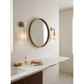 Bild in Galerie-Betrachter laden, Flume Alabaster Arc Wall Sconce
