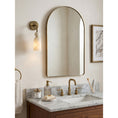 Bild in Galerie-Betrachter laden, Flume Alabaster Arc Wall Sconce
