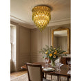 Load image into Gallery viewer, Flush Mounted Glass Rainrop Flush Mount Ceiling Light