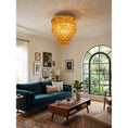 Load image into Gallery viewer, Flush Mounted Glass Rainrop Flush Mount Ceiling Light