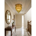 Load image into Gallery viewer, Flush Mounted Glass Rainrop Flush Mount Ceiling Light