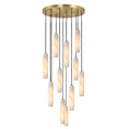 Load image into Gallery viewer, Flute Alabaster Chandelier