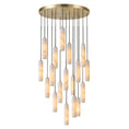 Load image into Gallery viewer, Flute Alabaster Chandelier
