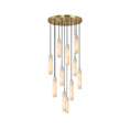 Load image into Gallery viewer, Flute Alabaster Chandelier