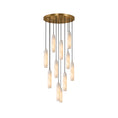 Load image into Gallery viewer, Flute Alabaster Chandelier
