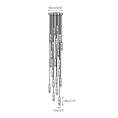 Load image into Gallery viewer, Flute Alabaster Chandelier