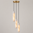 Load image into Gallery viewer, Flute Alabaster Chandelier