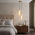 Load image into Gallery viewer, Flute Alabaster Chandelier
