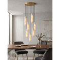 Load image into Gallery viewer, Flute Alabaster Chandelier