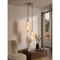 Load image into Gallery viewer, Flute Alabaster Chandelier
