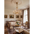 Bild in die Galerieansicht laden, Fontainebleau Brass Chandelier