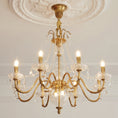 Bild in die Galerieansicht laden, Fontainebleau Brass Chandelier