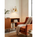 Load image into Gallery viewer, Forna Brass Wall Sconce