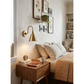 Load image into Gallery viewer, Forna Brass Wall Sconce