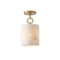 Charger l'image dans la visionneuse de la galerie, Full Circle Alabaster Flush Mount Ceiling Light