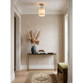 Charger l'image dans la visionneuse de la galerie, Full Circle Alabaster Flush Mount Ceiling Light