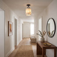 Charger l'image dans la visionneuse de la galerie, Full Circle Alabaster Flush Mount Ceiling Light