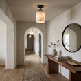 Charger l'image dans la visionneuse de la galerie, Full Circle Alabaster Flush Mount Ceiling Light