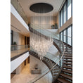 Cargar la imagen en la vista de la galería, Gamalux Glass Chandelier