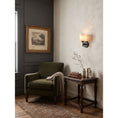 Load image into Gallery viewer, Garrison Alabaster Hammered Wall Sconce