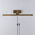 Load image into Gallery viewer, Goya Brass Plug-in Wall Sconce