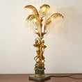 Load image into Gallery viewer, Gratia Crystal Palm Table Lamp