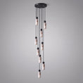 Cargar la imagen en la vista de la galería, Harlin Alabaster Cluster Chandelier