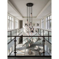 Cargar la imagen en la vista de la galería, Harlin Alabaster Cluster Chandelier