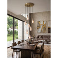 Cargar la imagen en la vista de la galería, Harlin Alabaster Cluster Chandelier