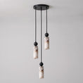 Cargar la imagen en la vista de la galería, Harlin Alabaster Cluster Chandelier