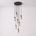 Cargar la imagen en la vista de la galería, Harlin Alabaster Cluster Chandelier