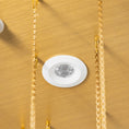 Load image into Gallery viewer, Hexagon Alabaster Tiered Rain Chandelier