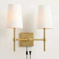 Load image into Gallery viewer, Hillsdale Plug-in Wall Sconce