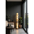 Load image into Gallery viewer, Horizon Obelisk Alabaster Floor Lamp
