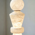 Load image into Gallery viewer, Horizon Obelisk Alabaster Floor Lamp