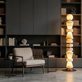 Load image into Gallery viewer, Horizon Obelisk Alabaster Floor Lamp