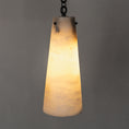 Bild in Galerie-Betrachter laden, Industrial Cascade Chain Alabaster Chandelier