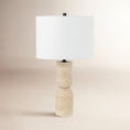 Load image into Gallery viewer, Jamia Travertine Table Lamp