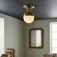 Load image into Gallery viewer, Jasper Alabaster Flush Mount Ceiling Light