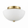 Load image into Gallery viewer, Jeanne White Flush Mount