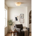 Load image into Gallery viewer, Jeanne White Flush Mount