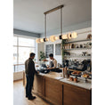 Load image into Gallery viewer, Julian Flambeau Alabaster Chandelier