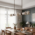 Load image into Gallery viewer, Julian Flambeau Alabaster Chandelier