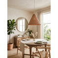 Load image into Gallery viewer, Kasbah Rattan Conical Pendant Lamp