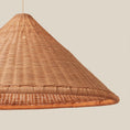 Load image into Gallery viewer, Kasbah Rattan Conical Pendant Lamp