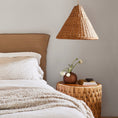 Load image into Gallery viewer, Kasbah Rattan Conical Pendant Lamp